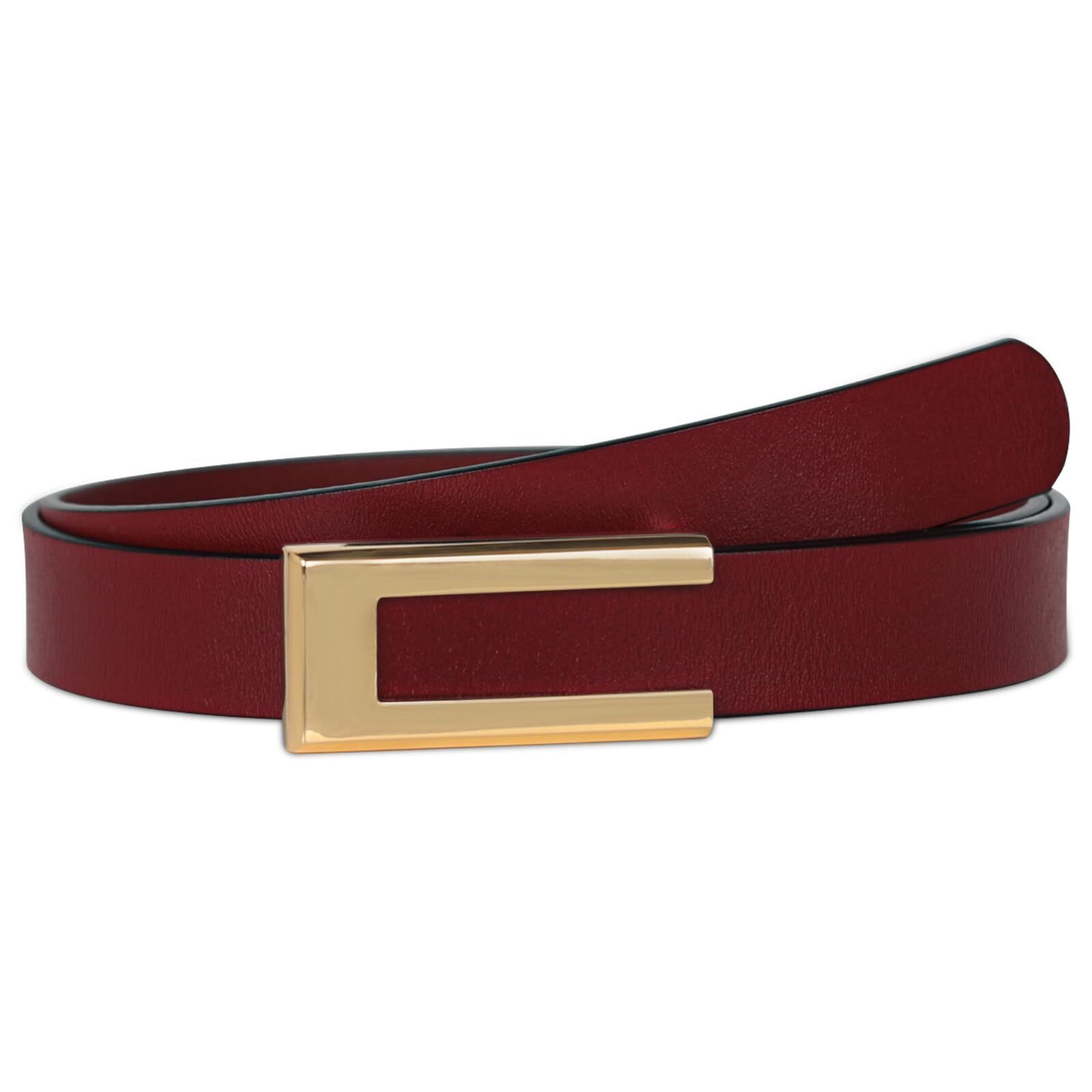 5243 Womens Leather Belt With Buckle Ideal For Dresses Jeans